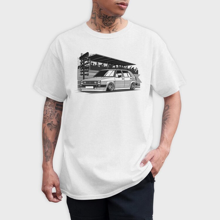 Golf MK2, Tricou Barbati (Unisex)