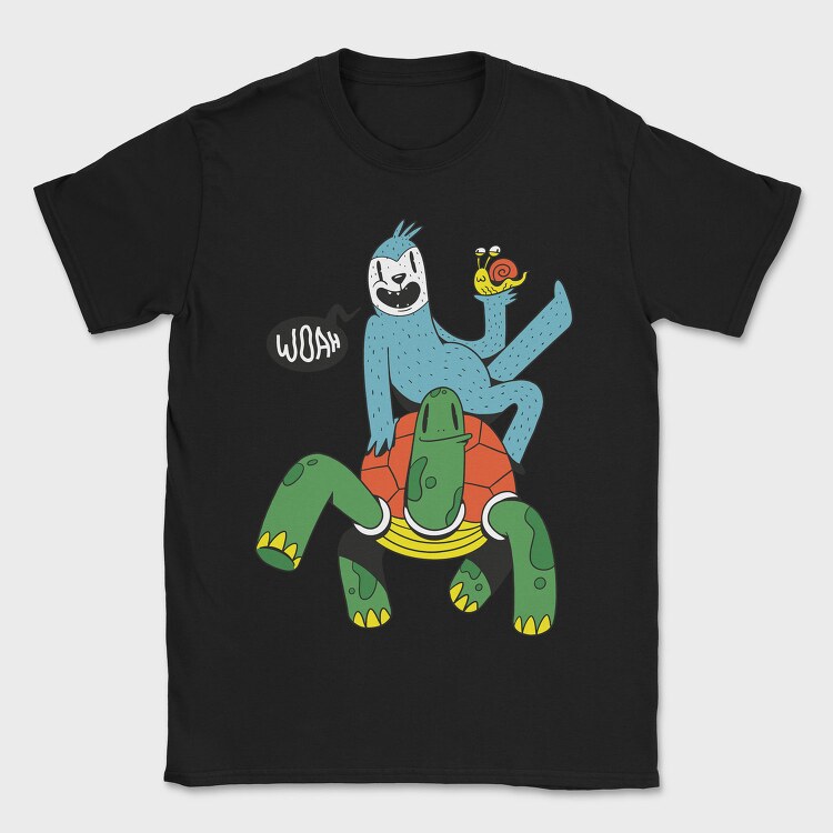 Tricou Barbati (Unisex) Imprimat digital direct in tesatura, bumbac premium 100%.