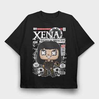 Xena, Tricou Oversize Barbati (Unisex)