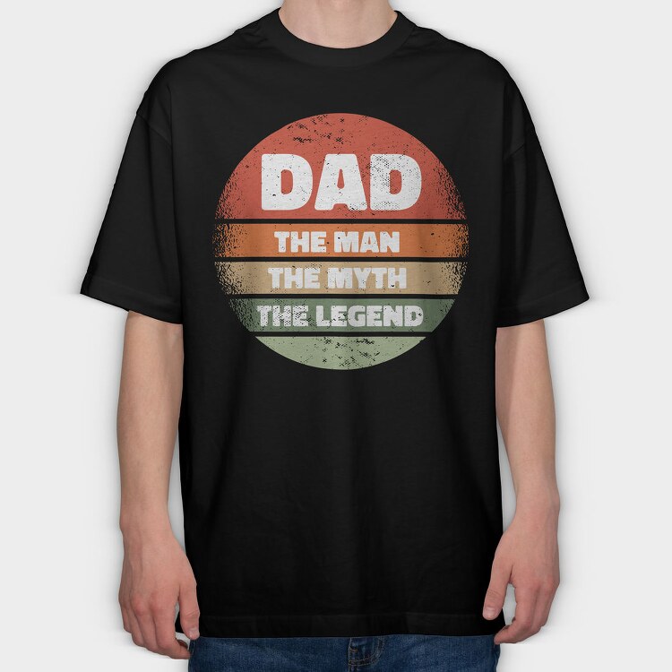 Dad, Tricou Oversize Barbati (Unisex)