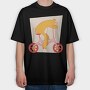 Sloth Ebike, Tricou Oversize Barbati (Unisex)