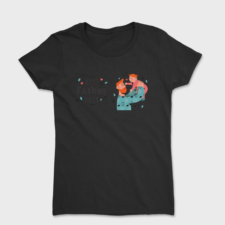 Illustration Fatherday, Tricou Femei