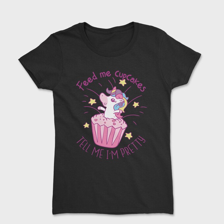 Unicorn Cupcake, Tricou Femei