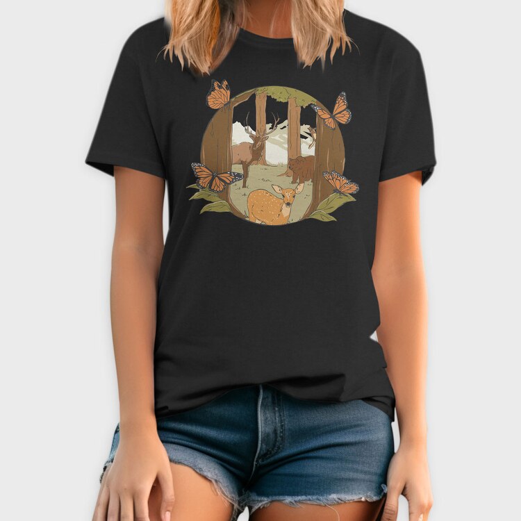 In the Woods, Tricou Barbati (Unisex)