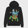 Sloth Turtle Snail, Hanorac Oversize Barbati (Unisex)