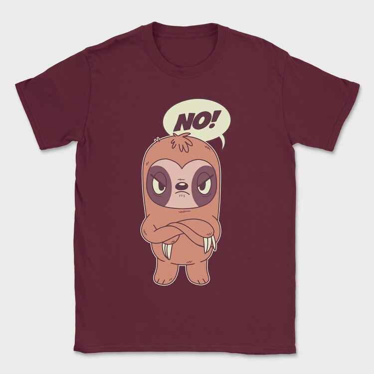 No Sloth, Tricou Barbati (Unisex)