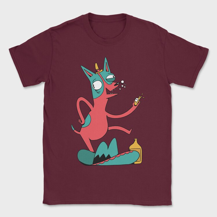 Drunk Chihuahua, Tricou Barbati (Unisex)