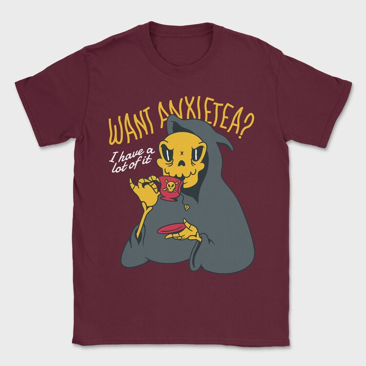 Anxietea, Tricou Barbati (Unisex)