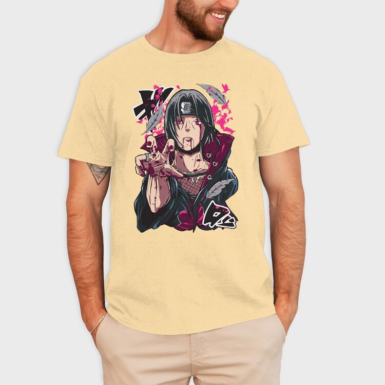 Itachi Uchiha V2 Ex, Tricou Barbati (Unisex)