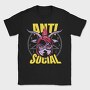 Anti Social Diabolic Girl, Tricou Barbati (Unisex)