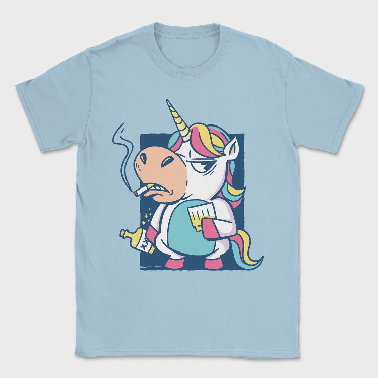 Bad Habits Unicorn, Tricou Barbati (Unisex)