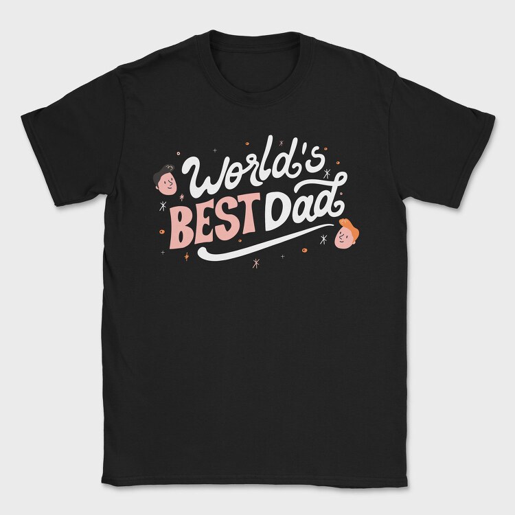 World's Best Dad, Tricou Barbati (Unisex)