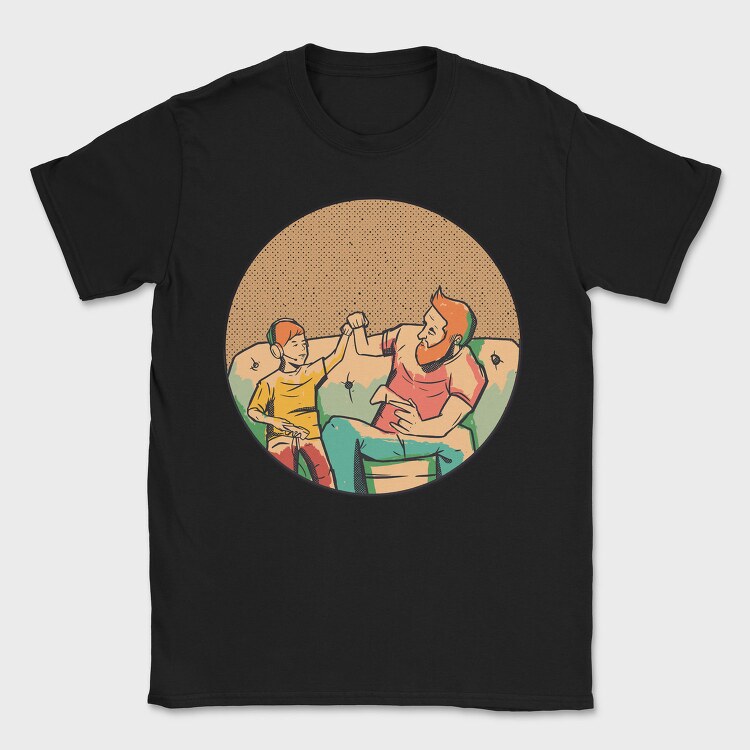 Tricou Barbati (Unisex) Imprimat digital direct in tesatura, bumbac premium 100%.