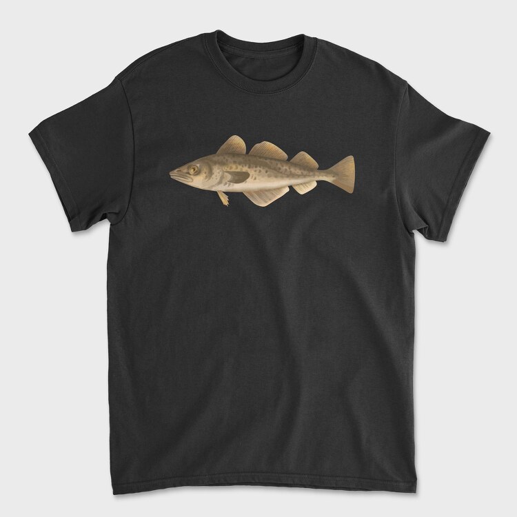Fish Gadus Morhua, Tricou Barbati (Unisex)
