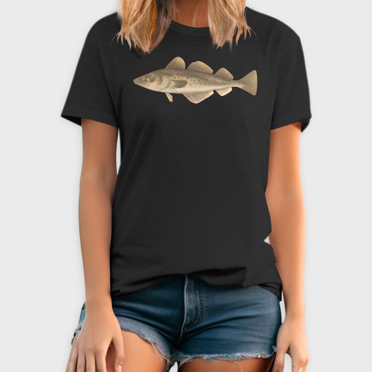 Fish Gadus Morhua, Tricou Barbati (Unisex)