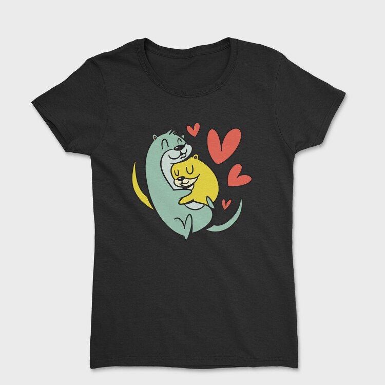 Hugging Otters, Tricou Femei