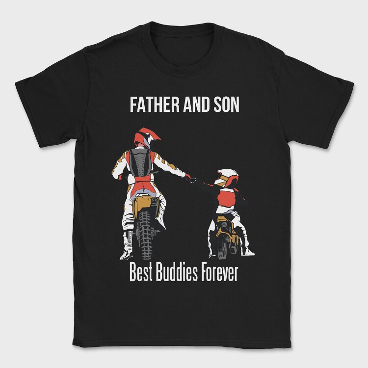 Father And Son Enduro, Tricou Barbati (Unisex)