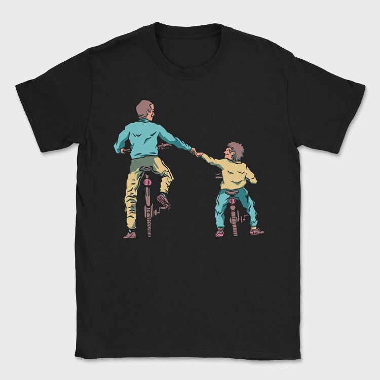 Father And Son Bikes, Tricou Barbati (Unisex)