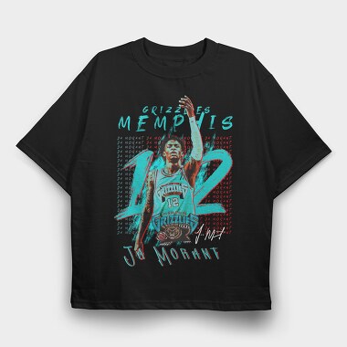 Ja Morant, Tricou Oversize Barbati (Unisex)