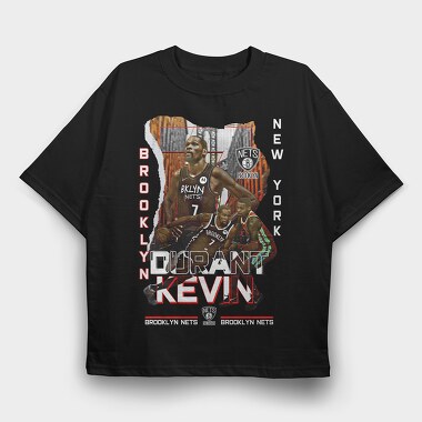 Kevin Durant, Tricou Oversize Barbati (Unisex)