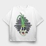 Leek Funny, Tricou Oversize Barbati (Unisex)