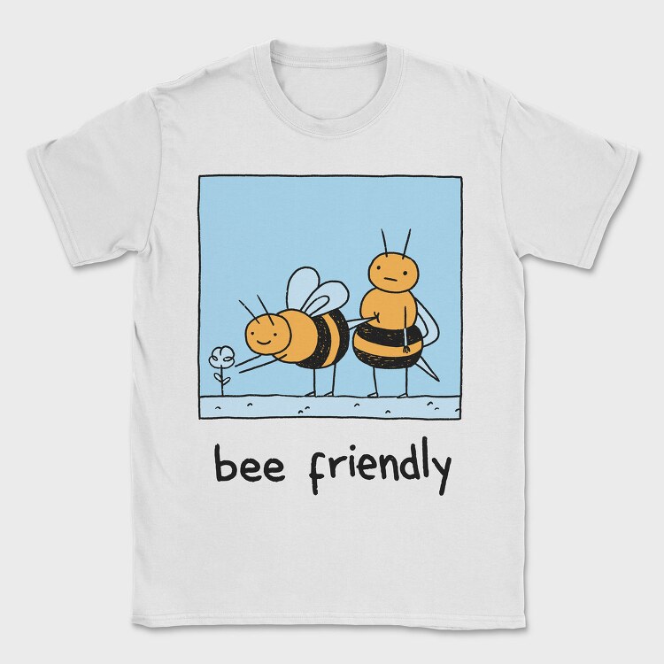 Friendly Bee, Tricou Barbati (Unisex)