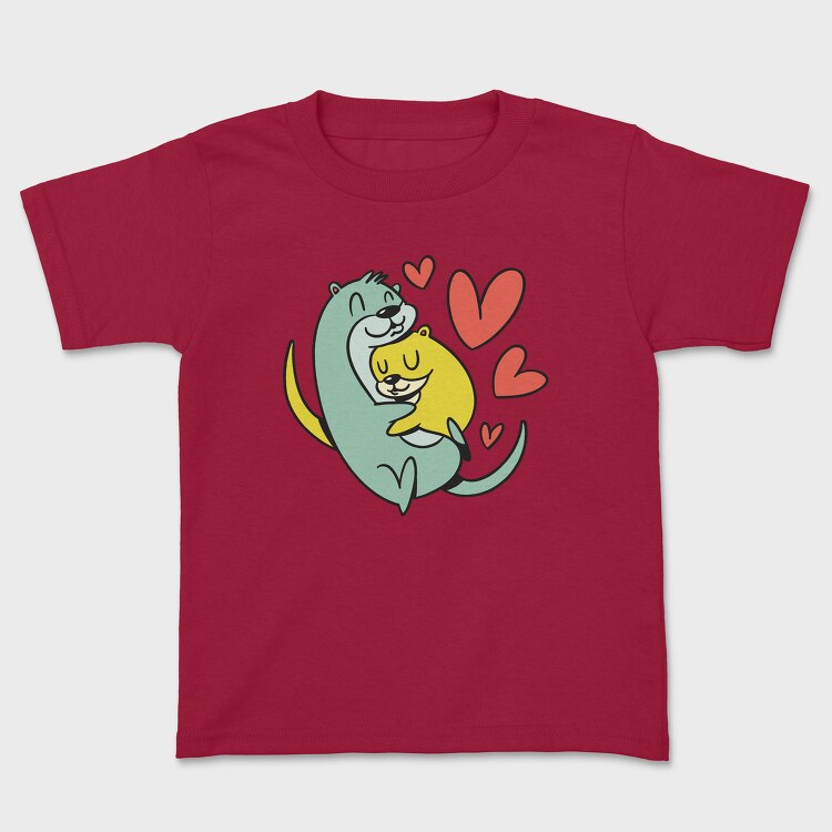 Hugging Otters, Tricou Copii