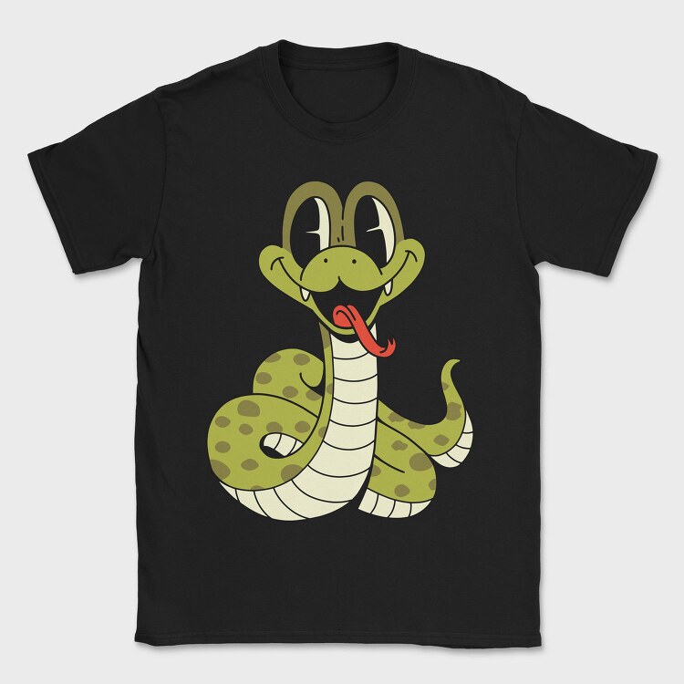 Snake Cute, Tricou Barbati (Unisex)