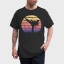 Martial Arts Retro Sunset, Tricou Barbati (Unisex)