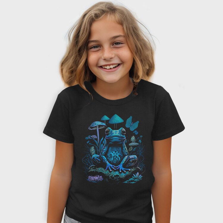 Trippy Frog Mushroom, Tricou Copii
