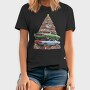 Christmas Tree Muscle Madness Cars, Tricou Barbati (Unisex)