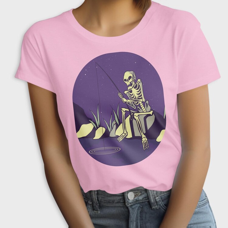 Fishing Skull, Tricou Femei