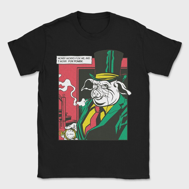 Tricou Barbati (Unisex) Imprimat digital direct in tesatura, bumbac premium 100%.