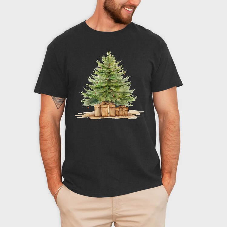 Christmas Tree Old, Tricou Barbati (Unisex)
