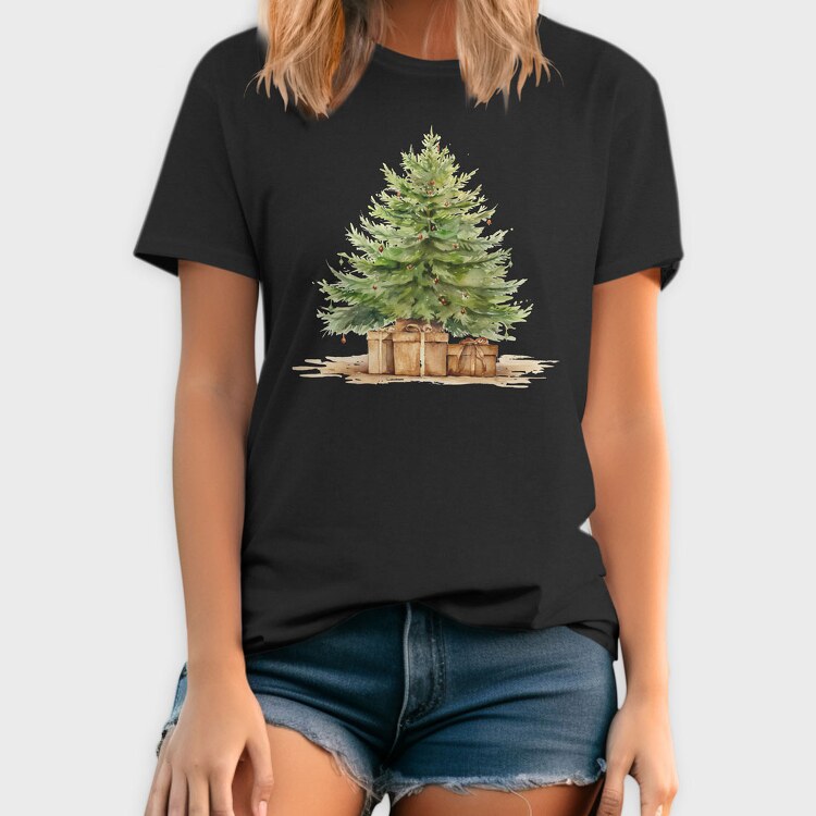Christmas Tree Old, Tricou Barbati (Unisex)
