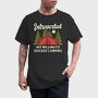 Introvert Camping, Tricou Barbati (Unisex)
