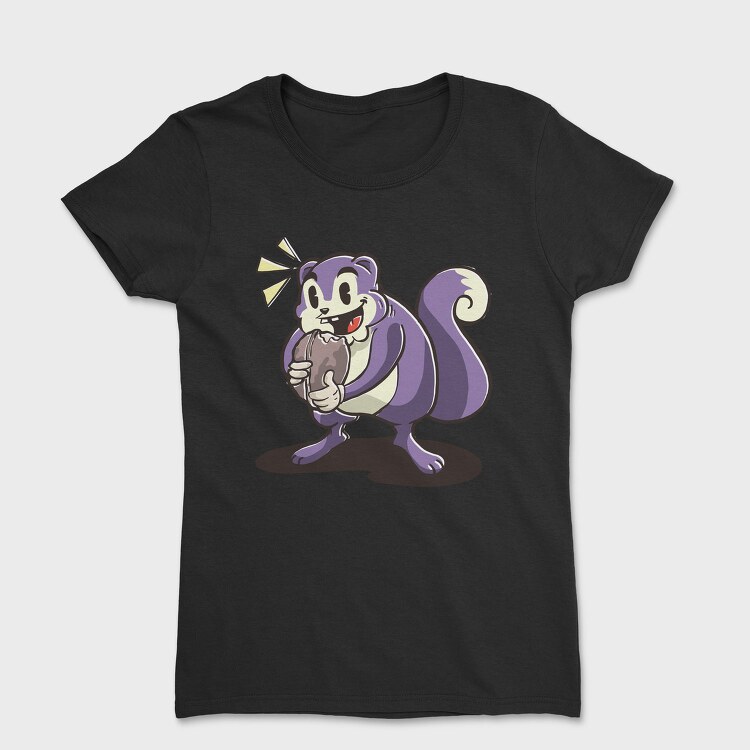Cute Squirrel, Tricou Femei