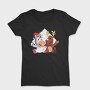 Unicorn Deer Christmas, Tricou Femei