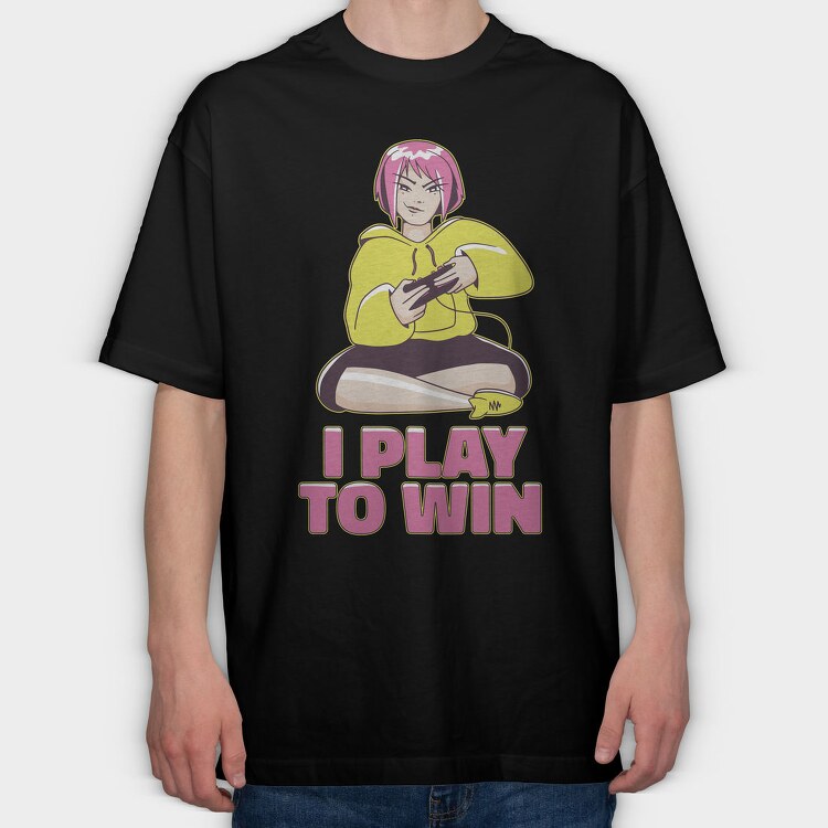 Anime Girl, Tricou Oversize Barbati (Unisex)