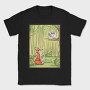 Cute Fox And Owl, Tricou Barbati (Unisex)