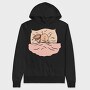Bunny Sleeping, Hanorac Oversize Barbati (Unisex)