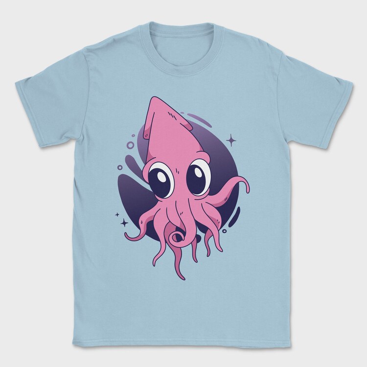 Cute Squid, Tricou Barbati (Unisex)