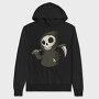 Cute Grim Reaper, Hanorac Oversize Barbati (Unisex)
