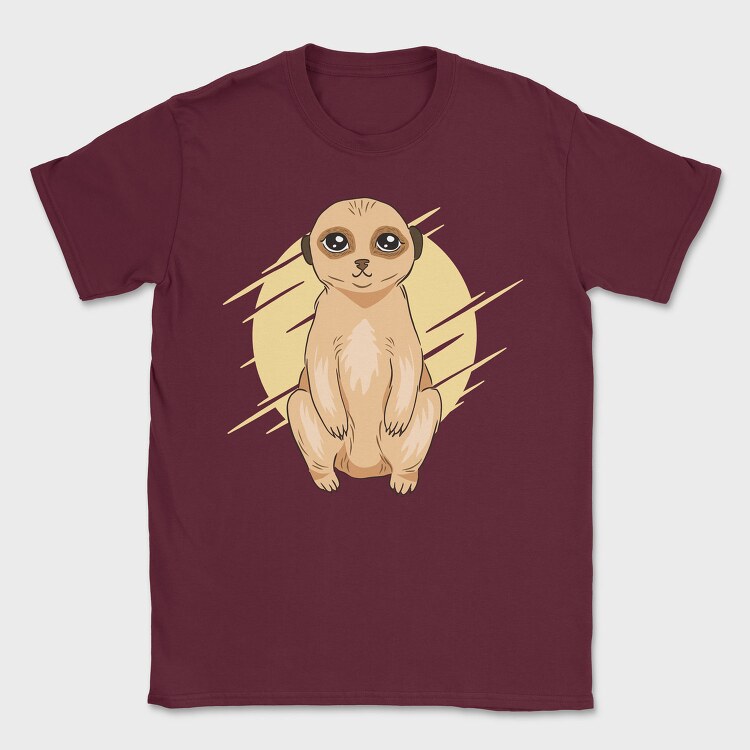 Cute Meerkat, Tricou Barbati (Unisex)