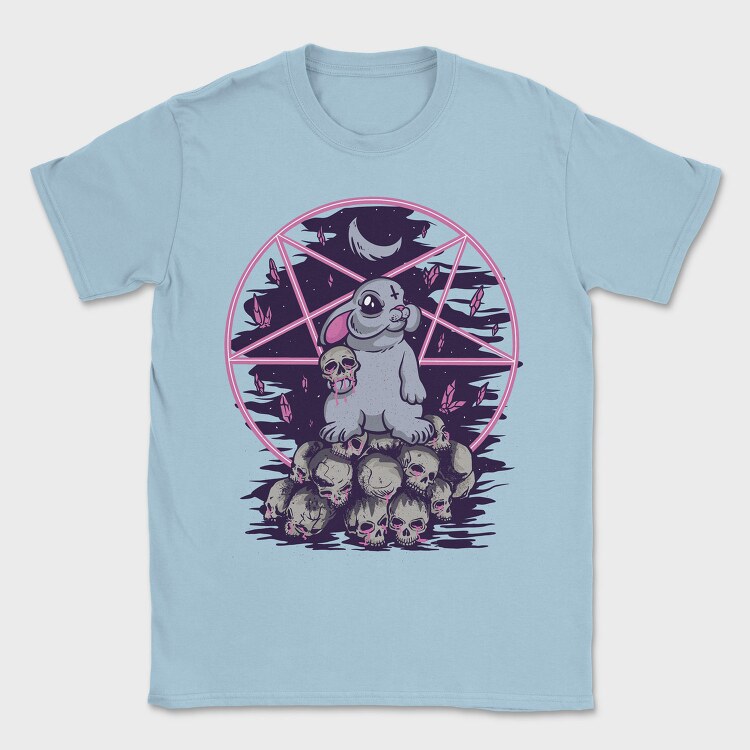 Pentagram Bunny, Tricou Barbati (Unisex)