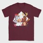 Unicorn Deer Christmas, Tricou Barbati (Unisex)