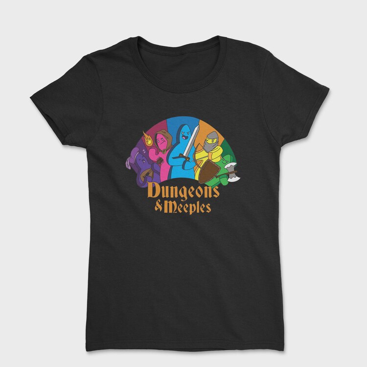 Dungeons Meeples, Tricou Femei