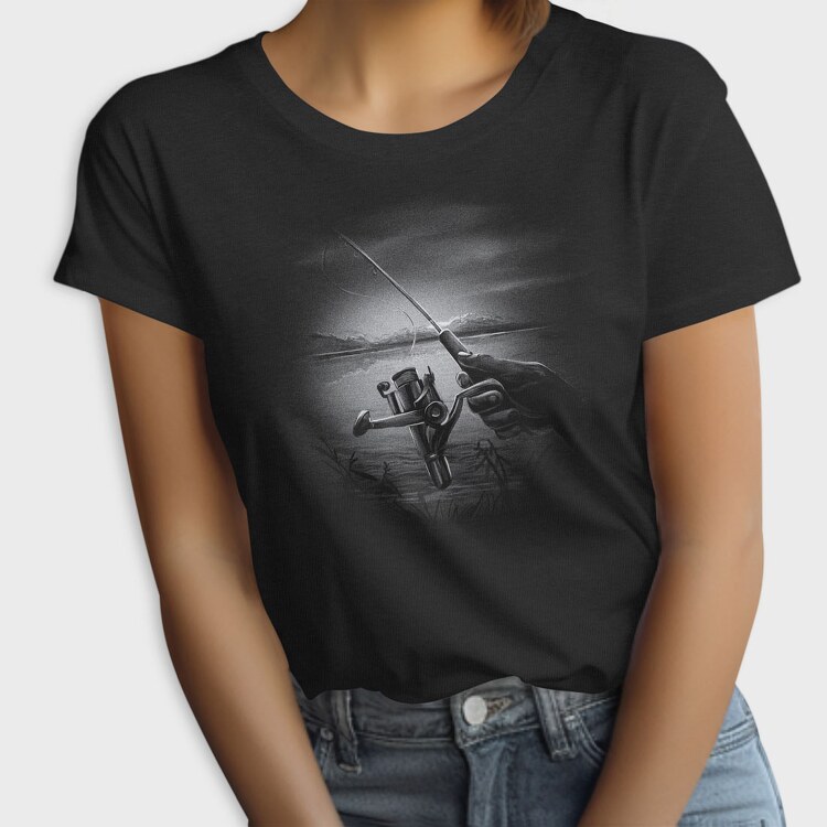 Fisherman Lake Monochrome, Tricou Femei