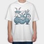 Crazygoats, Tricou Oversize Barbati (Unisex)