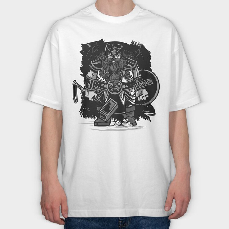 Dwarf, Tricou Oversize Barbati (Unisex)